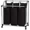 Household Essentials Rolling Mesh Triple Laundry Sorter